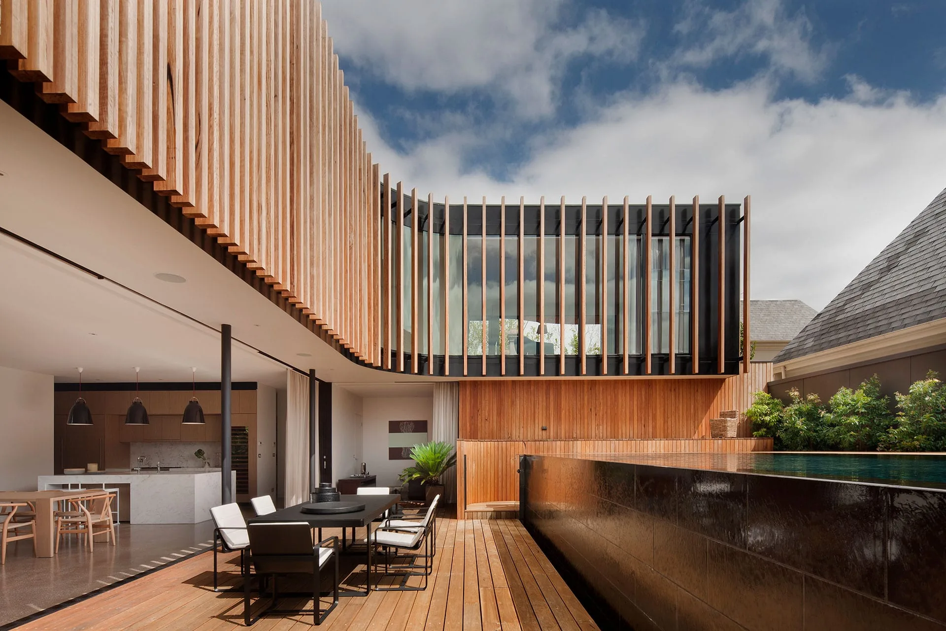 Professionally edited modern property exterior
